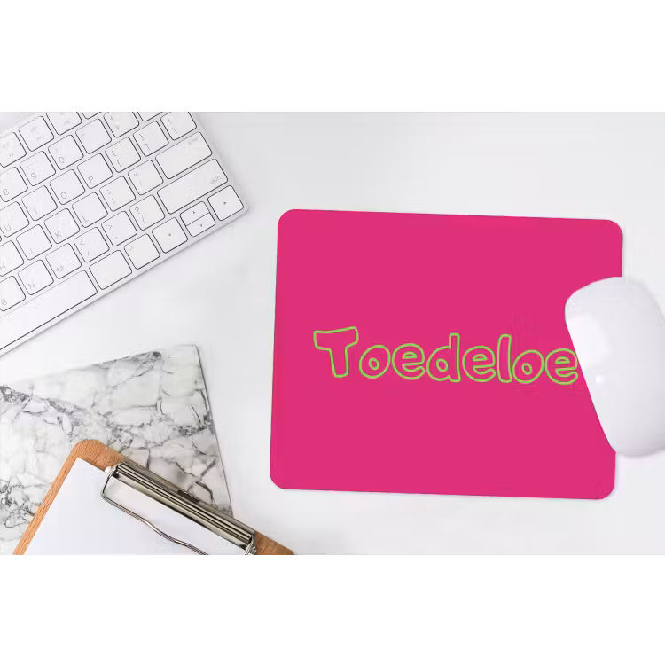 Muismat - Toedeloe - Groen - Roze — 2