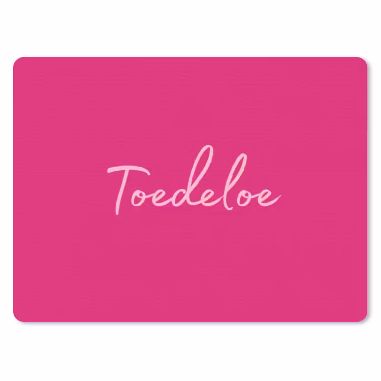 Muismat - Toedeloe - Roze — 1