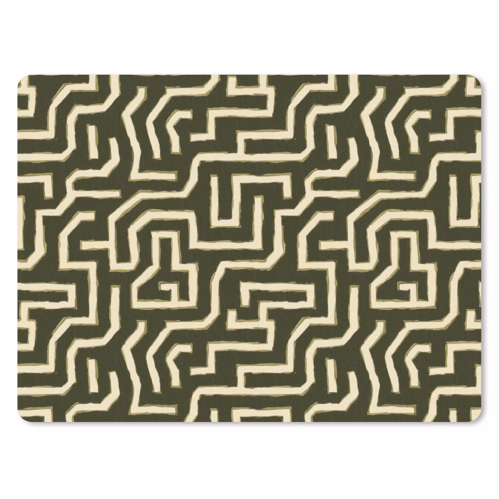 Muismat - Lijnen - Abstract - Groen — 1