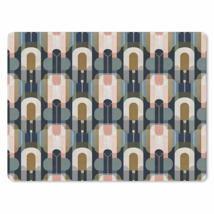 Muismat - Geografisch - Modern - Kleurrijk — 1
