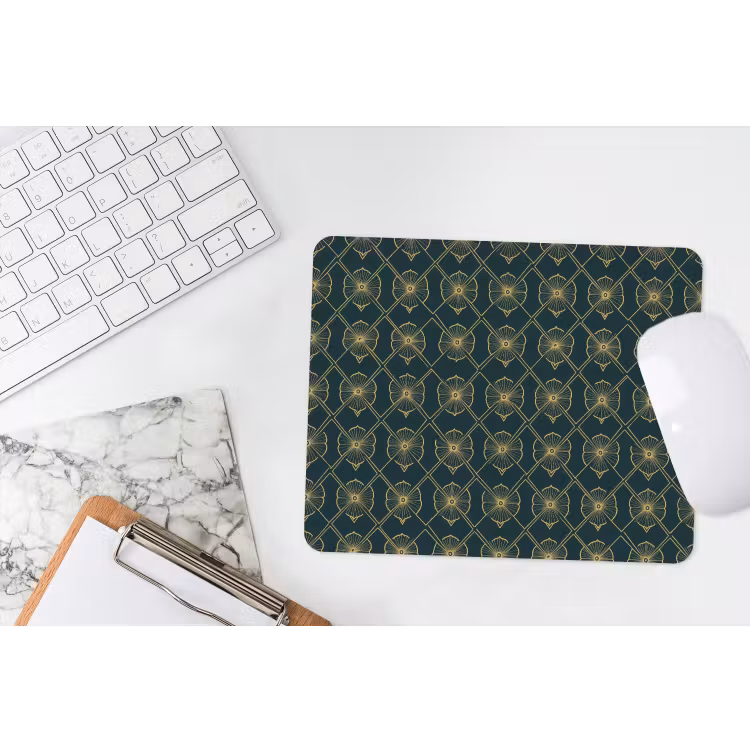 Muismat - Geometrisch - Elegant - Groen — 2