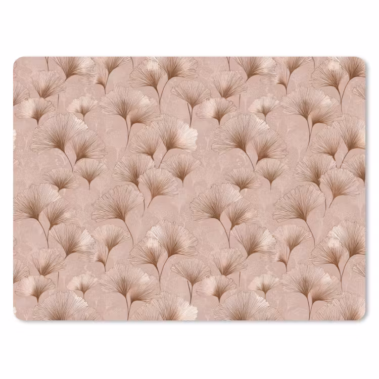 Muismat - Ginkgo - Patroon - Roze — 1