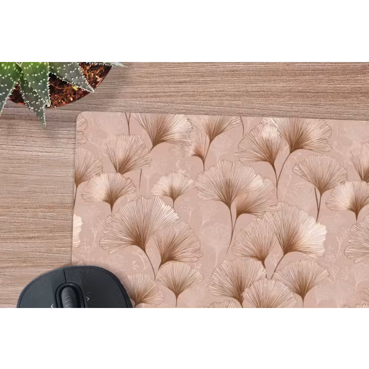 Muismat - Ginkgo - Patroon - Roze — 4