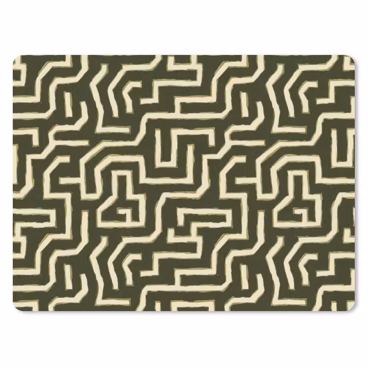 Muismat - Lijnen - Abstract - Groen — 1