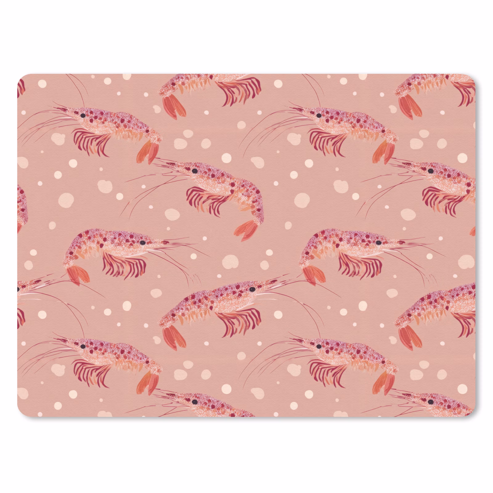 Muismat - Garnalen - Stippen - Roze — 1