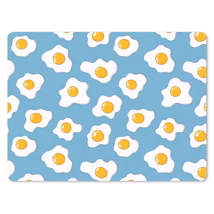 Muismat - Eieren - Dooiers - Blauw — 1