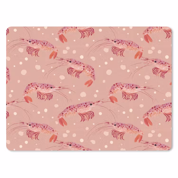 Muismat - Garnalen - Stippen - Roze — 1