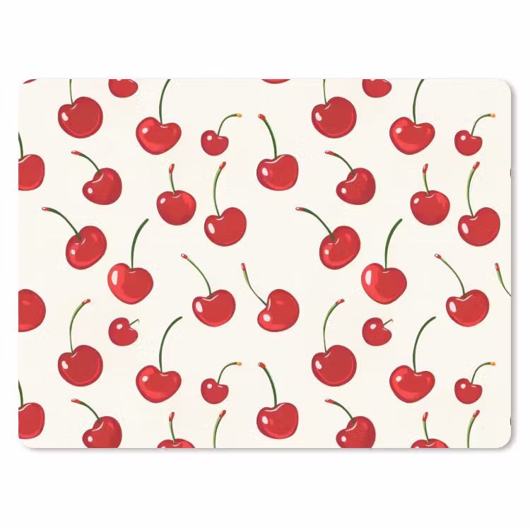Muismat - Kersen - Minimalistisch - Rood — 1