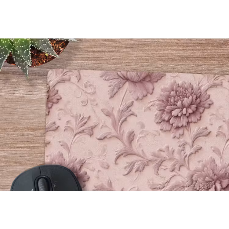 Muismat - Reliëf - Pioenrozen - Roze — 4