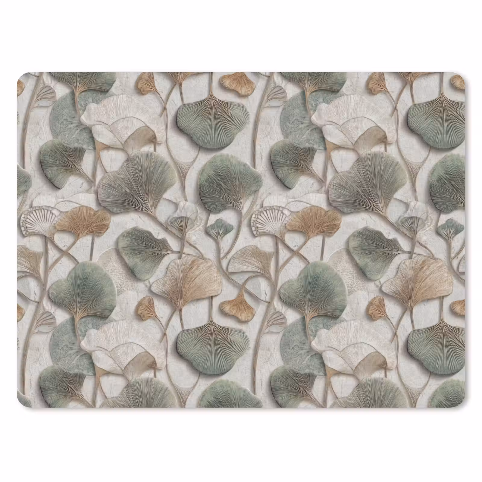 Muismat - Elegant - Bladeren - Groen — 1