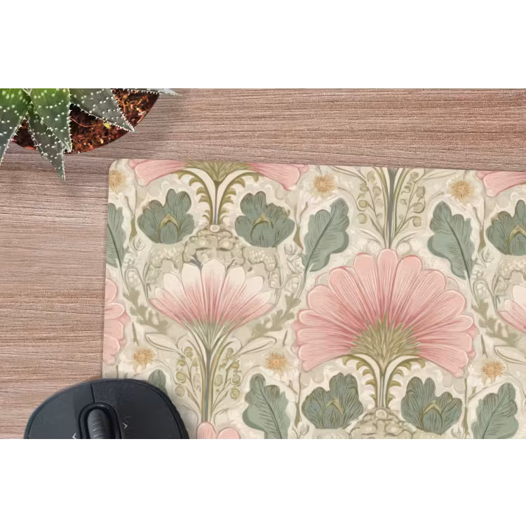 Muismat - Klassiek - Patroon - Roze — 4
