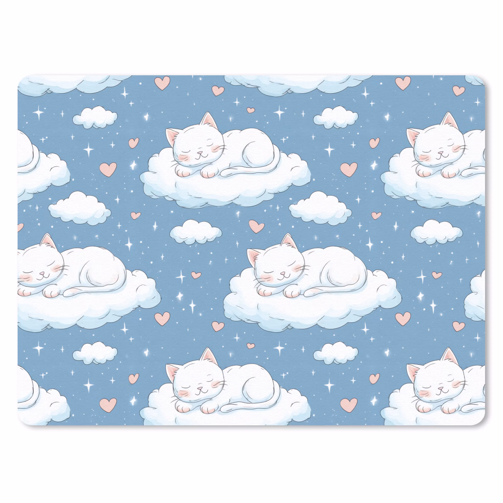 Muismat - Kitten - Wolken - Blauw — 1