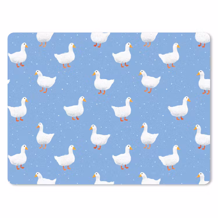 Muismat - Ganzen - Elegant - Blauw — 1