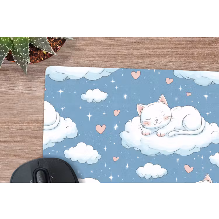 Muismat - Kitten - Wolken - Blauw — 4
