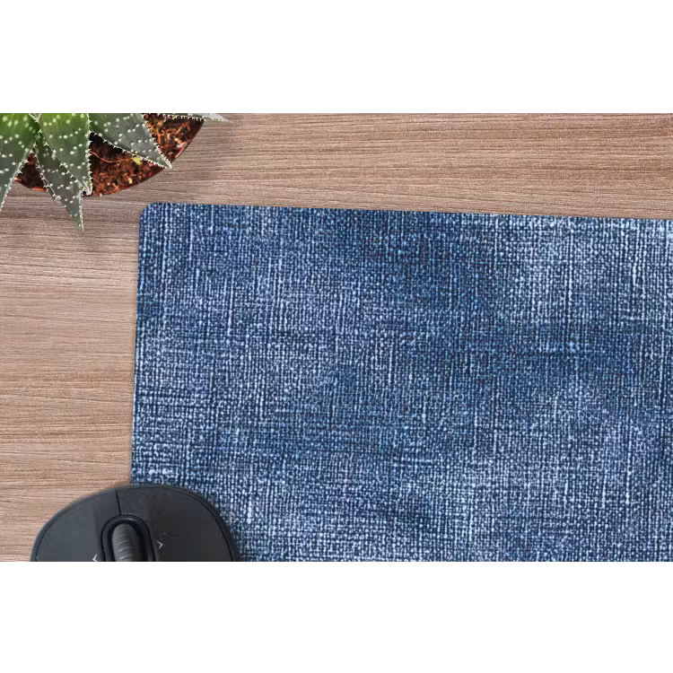 Muismat - Linnen - Textuur - Patroon - Denim - Rustiek — 4