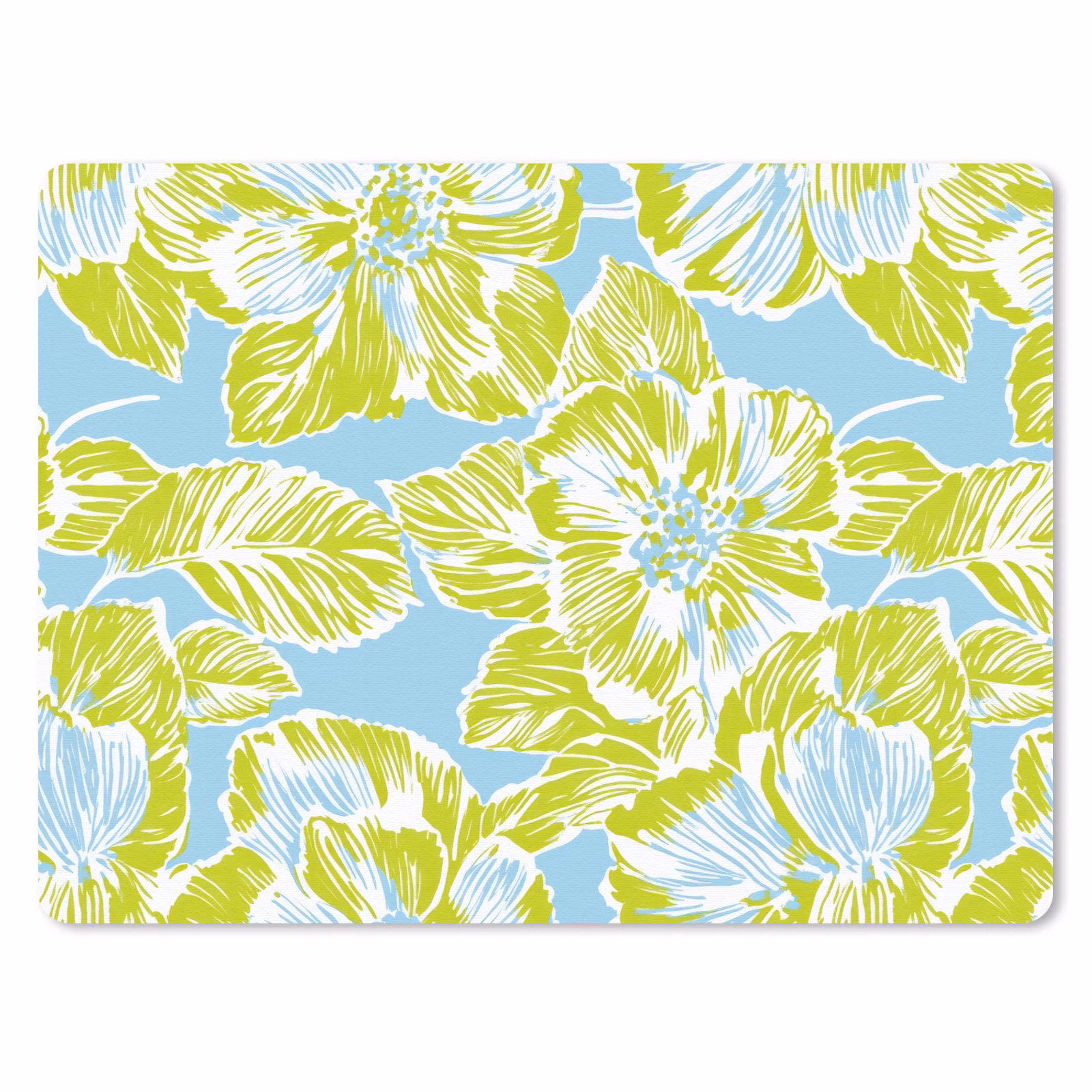 Muismat - Modern - Bloemen - Groen — 1