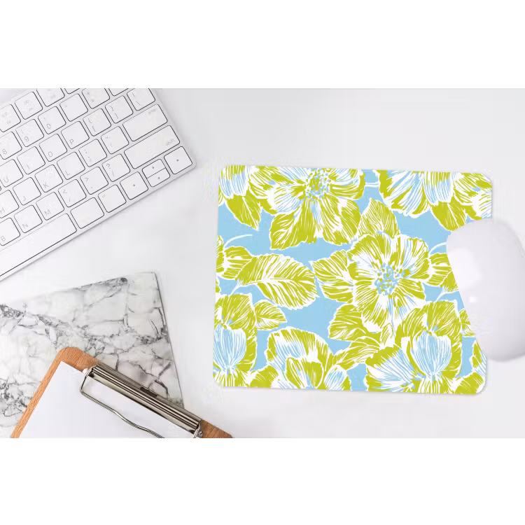 Muismat - Modern - Bloemen - Groen — 2