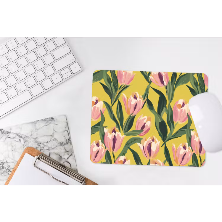 Muismat - Tulpen - Botanisch - Geel — 2