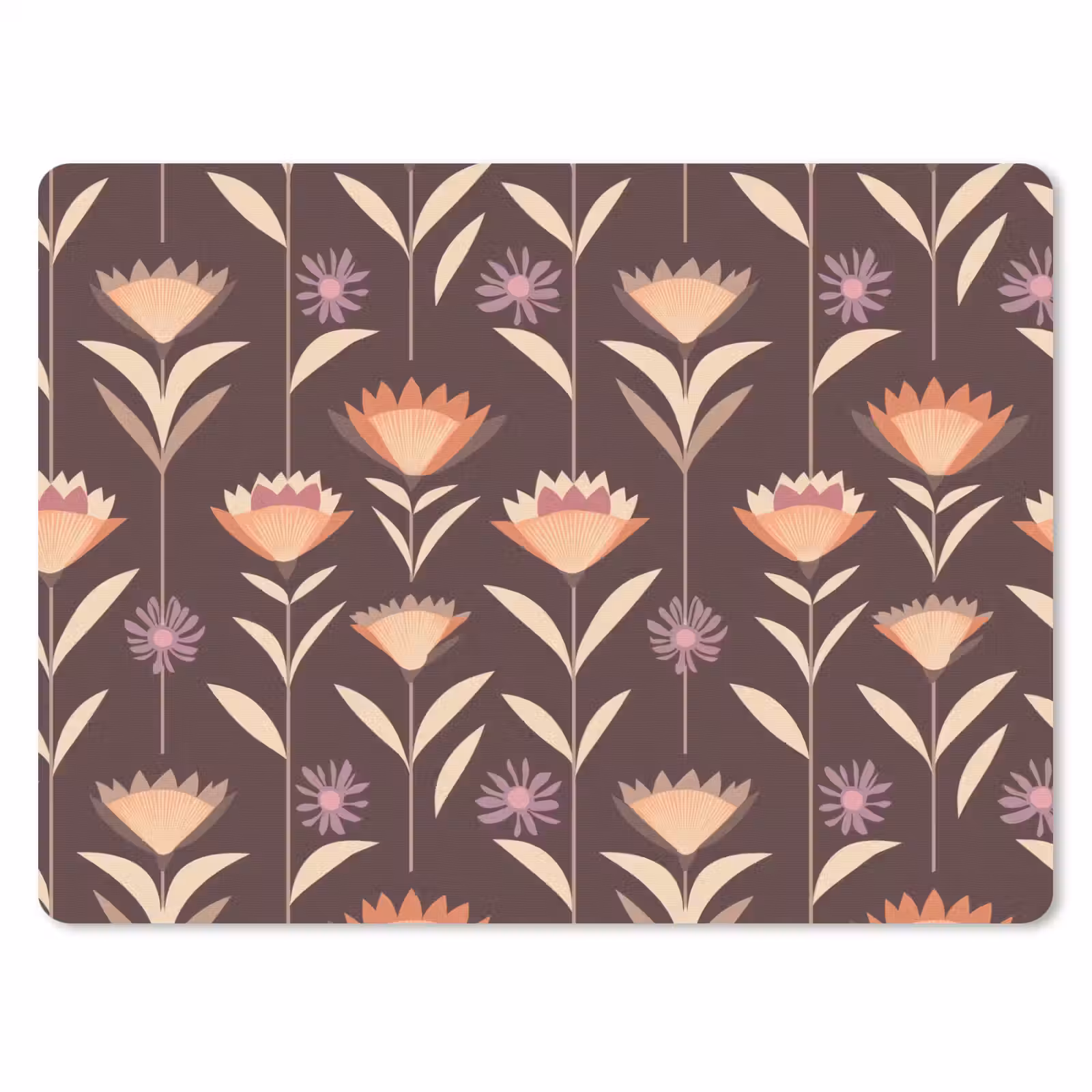 Muismat - Elegant - Retro - Bruin — 1