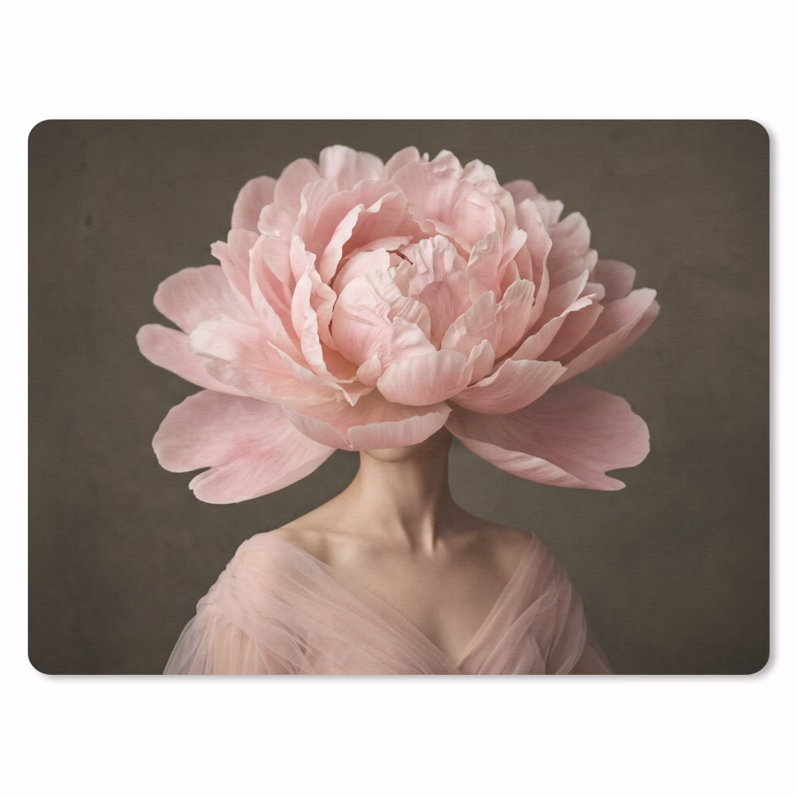Muismat - Gezicht - Roos - Roze — 1