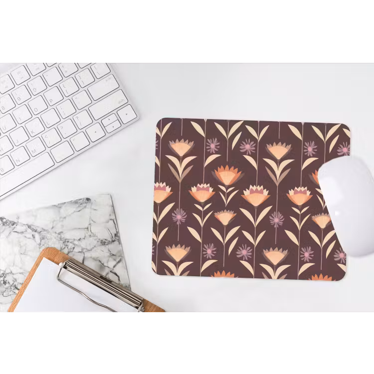 Muismat - Elegant - Retro - Bruin — 2