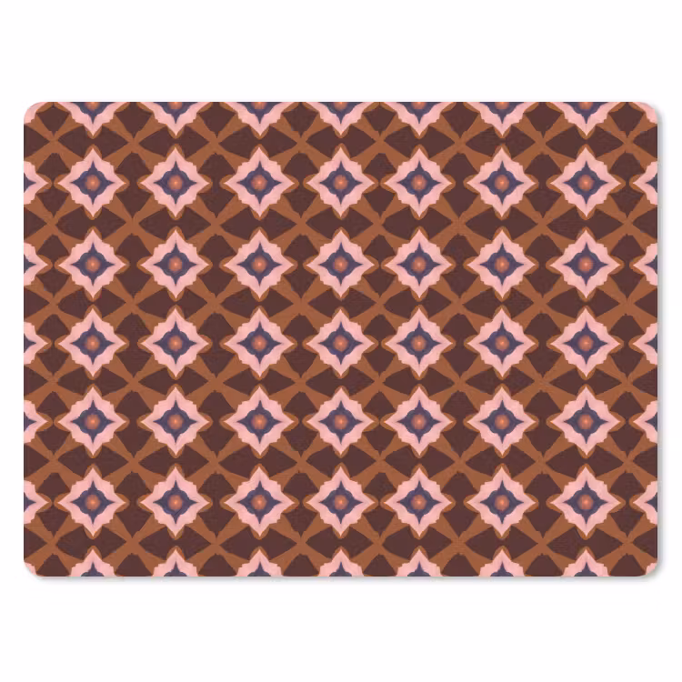 Muismat - Geometrisch - Sierlijk - Bruin — 1