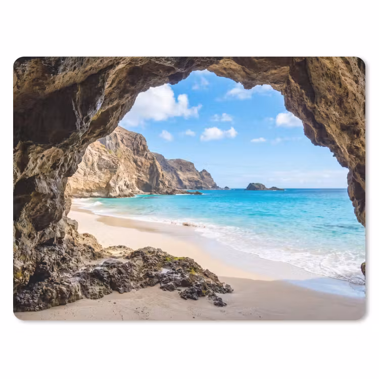 Muismat - Grot - Strand - Zee - Blauw — 1