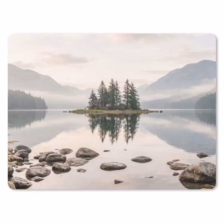 Muismat - Meer - Bergen - Landschap - Groen — 1