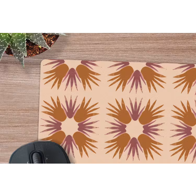 Muismat - Ornament - Patroon - Oker — 4