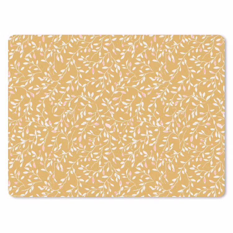 Muismat - Takjes - Patroon - Oker — 1