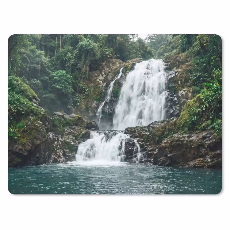 Muismat - Waterfall - Forest - Nature - Greenkhgyguyg — 1