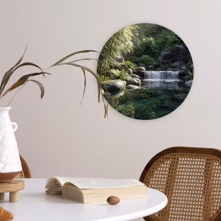 Muurcirkel - Beek - Waterval - Natuur - Groen — 4