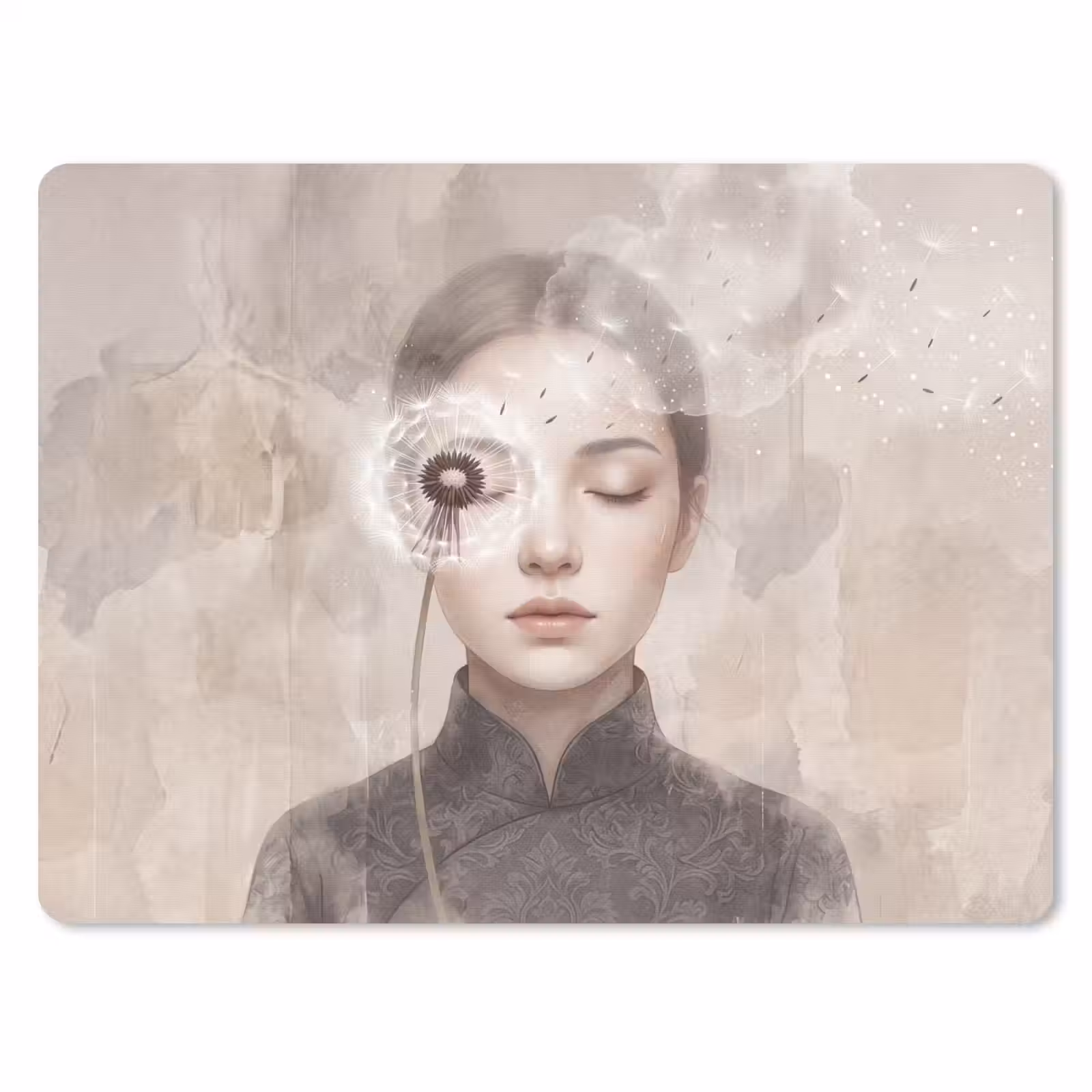 Muismat - Vrouw - Sereen - Grijs — 1