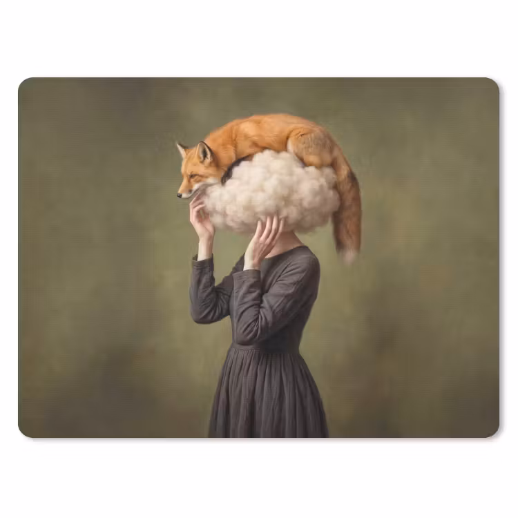 Muismat - Vos - Surrealistisch - Groen — 1