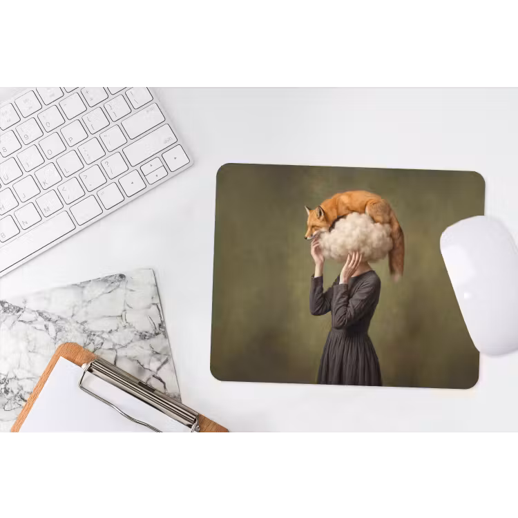 Muismat - Vos - Surrealistisch - Groen — 2