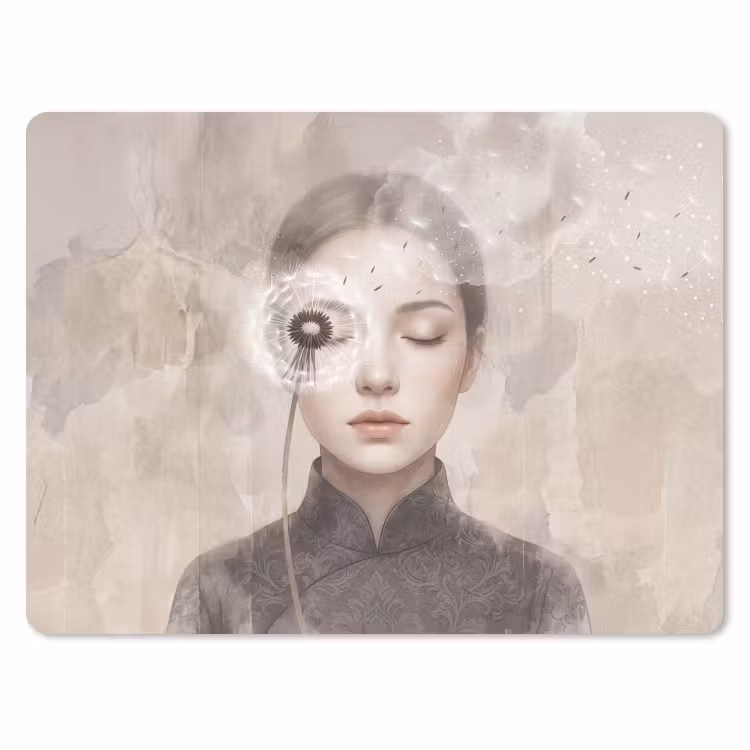 Muismat - Vrouw - Sereen - Grijs — 1