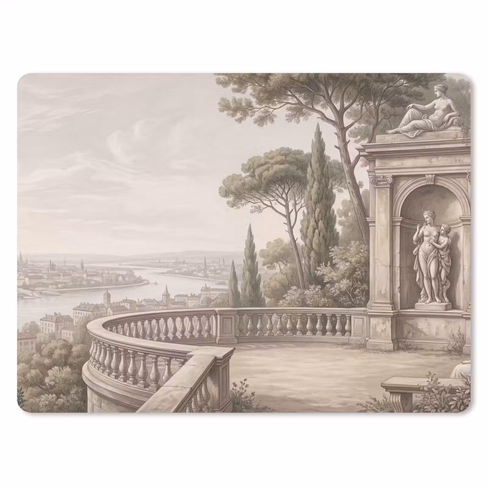Muismat - Terras - Stad - Uitzicht - Rivier — 1