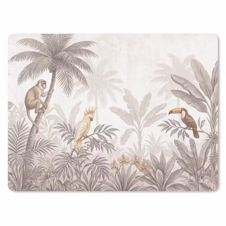 Muismat - Jungle - Dieren - Palmbomen — 1