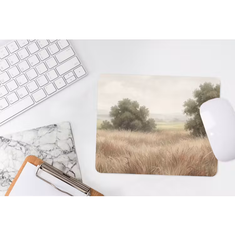 Muismat - Landschap - Minimalistisch - Beige — 2