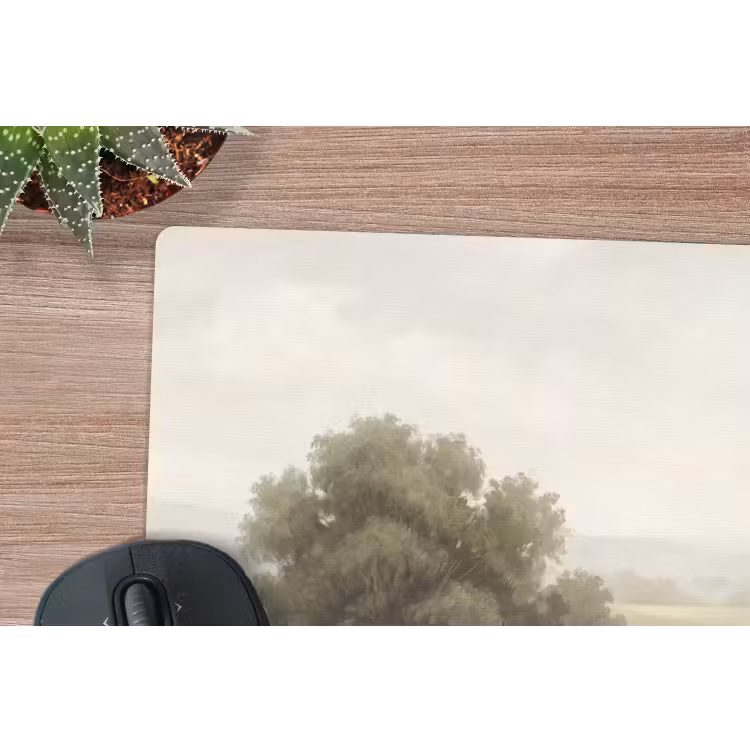 Muismat - Landschap - Minimalistisch - Beige — 4
