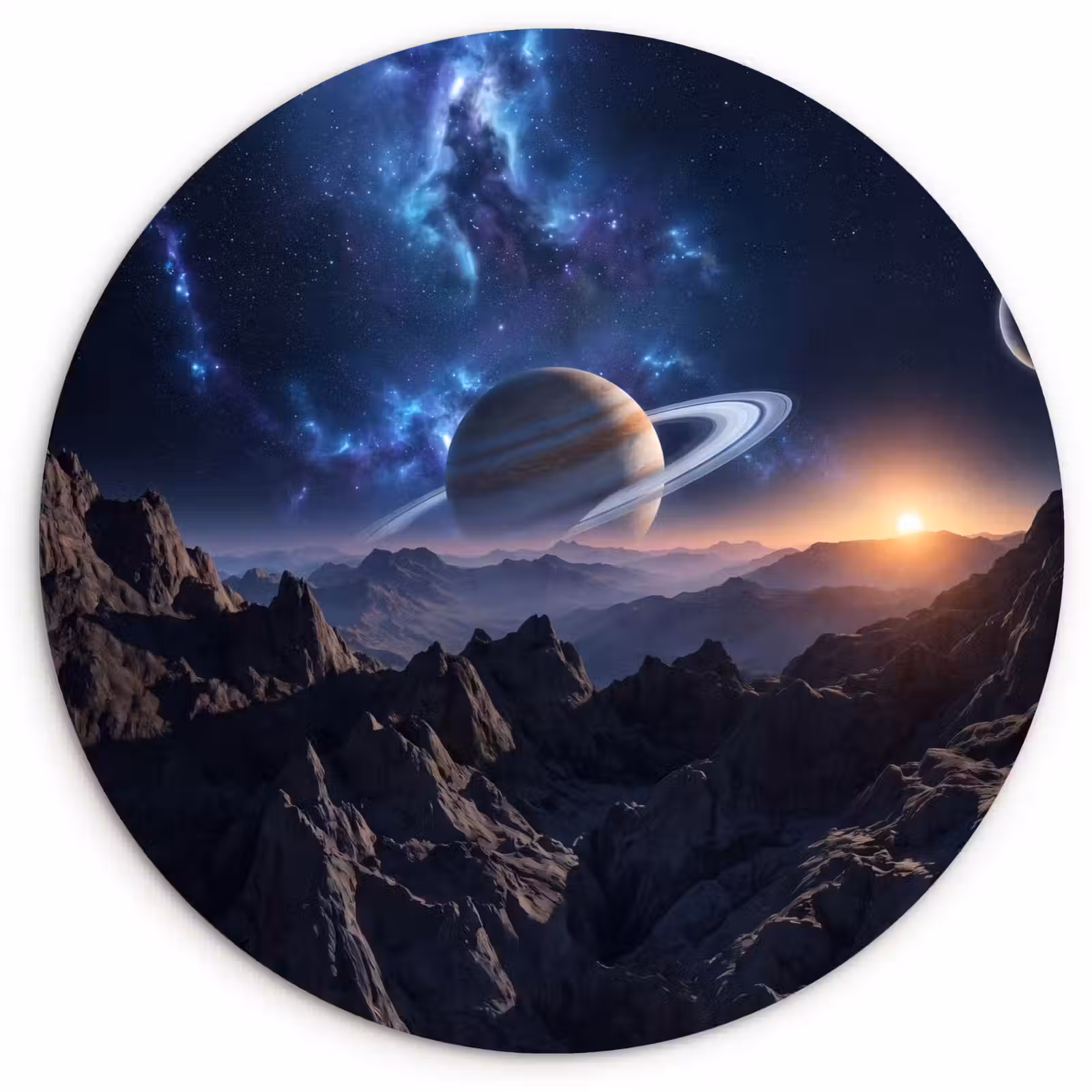 Muurcirkel - Fantasy - Kosmos - Landschap — 1