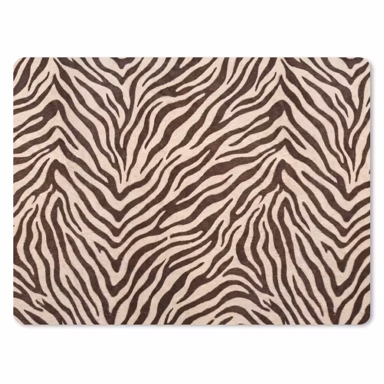 Muismat - Zebra - Strepen - Bruin — 1