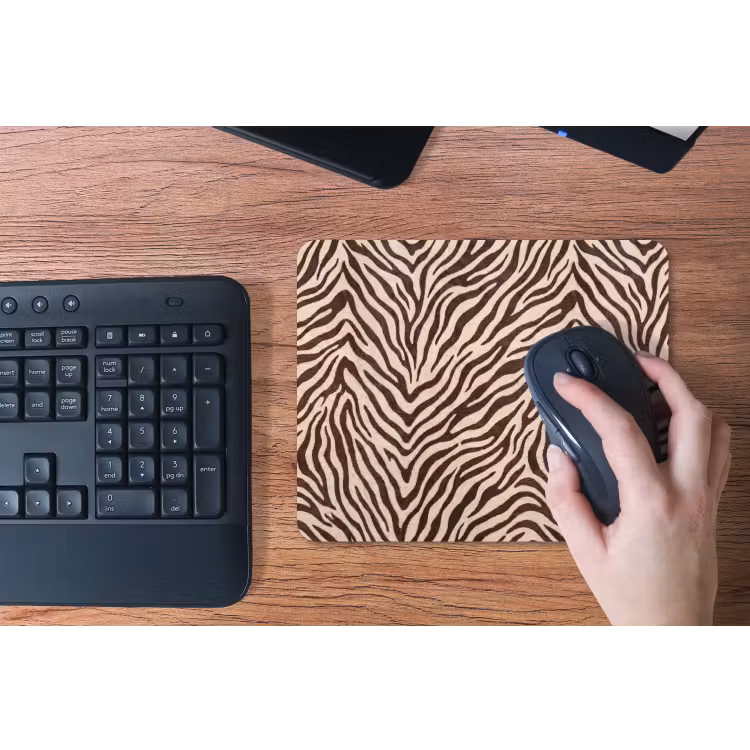 Muismat - Zebra - Strepen - Bruin — 3