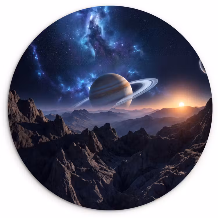 Muurcirkel - Fantasy - Kosmos - Landschap — 1