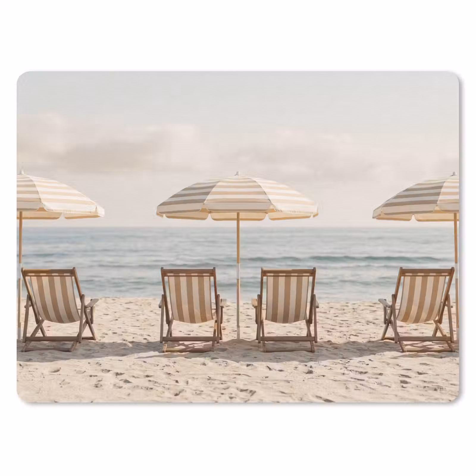 Muismat - Strand - Stoelen - Parasol — 1