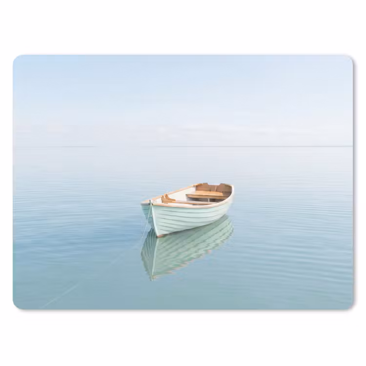 Muismat - Minimalistisch - Boot - Zee — 1