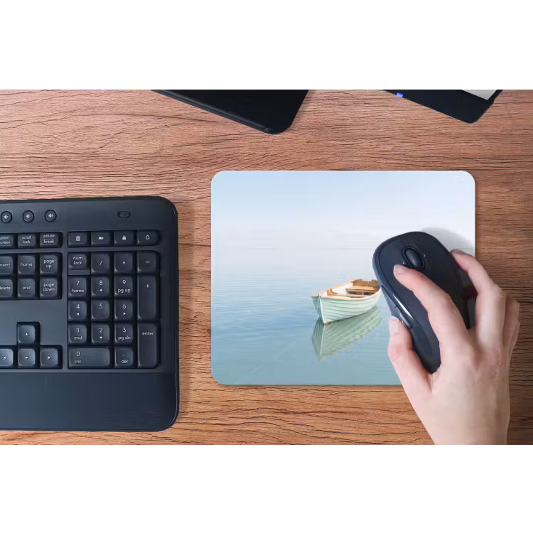 Muismat - Minimalistisch - Boot - Zee — 3