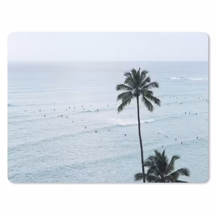 Muismat - Oceaan - Palmbomen - Surfers — 1