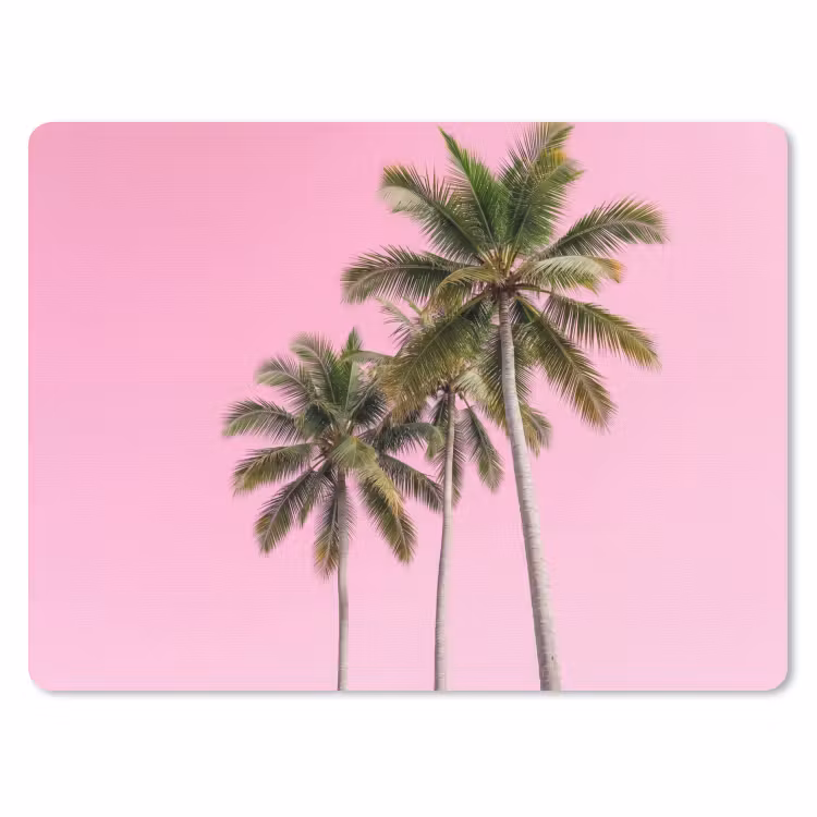 Muismat - Palmboom - Tropisch - Pink — 1