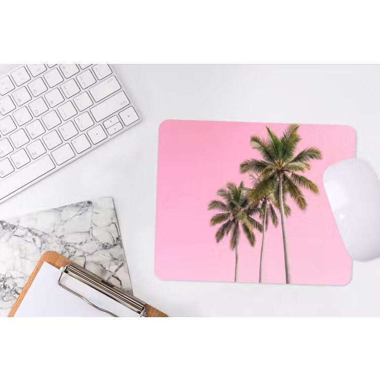 Muismat - Palmboom - Tropisch - Pink — 2